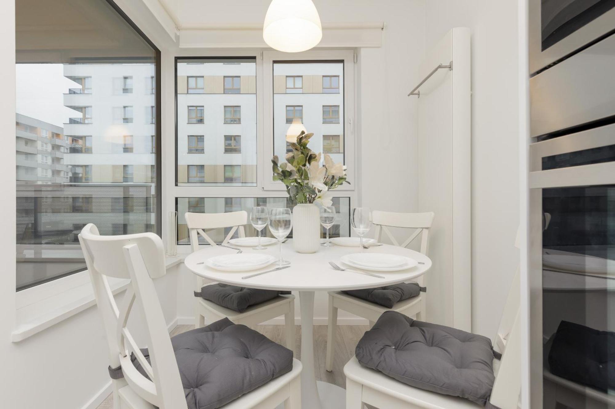 Business Apartment Mokotow By Noclegi Renters Warschau Exterior foto